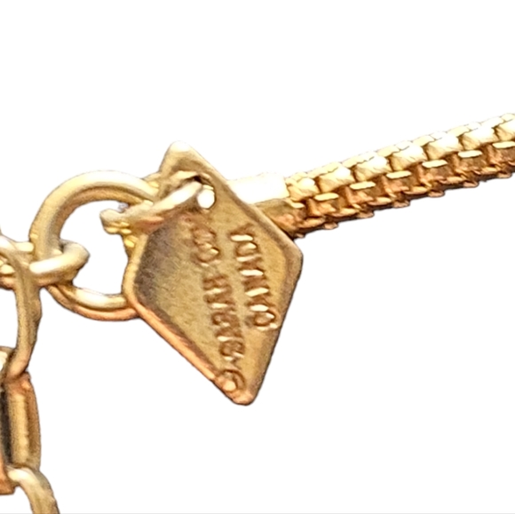 15"Circle Swirl Shaped Clip-on Charm Pendant with 18" Sarah.com Canada Chain L11 - Picture 2 of 4